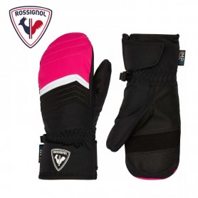 Moufles de ski ROSSIGNOL Tech Noir/Rose Junior