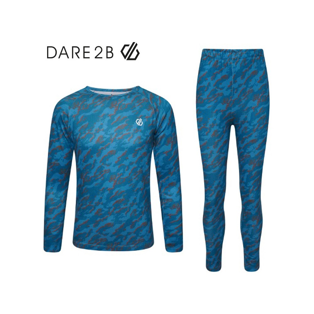 Ensemble thermique DARE 2B Partition Bleu / Vert Junior