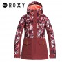 Parka de ski ROXY Andie Lie de vin / Imprimé Femme