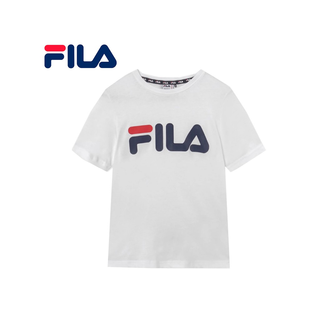 T-shirt FILA Gaia Classic Logo Blanc Junior