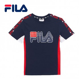 T-shirt FILA Dean Taped Bleu marine Junior