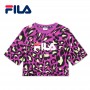 Crop FILA Sina Cropped Wide Violet Junior