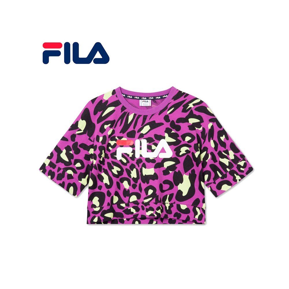 Crop FILA Sina Cropped Wide Violet Junior