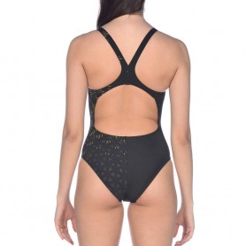 Maillot de bain ARENA One Tunnel Vision Pro Noir / Jaune Femme