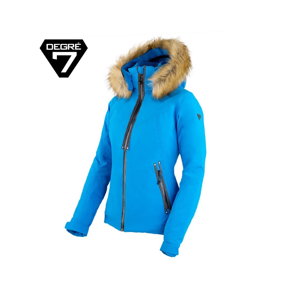 Veste de ski DEGRE 7 Geod FF Bleu Femme