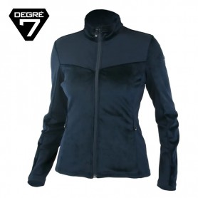 Veste Velours DEGRE 7 Peps Bleu marine Femme