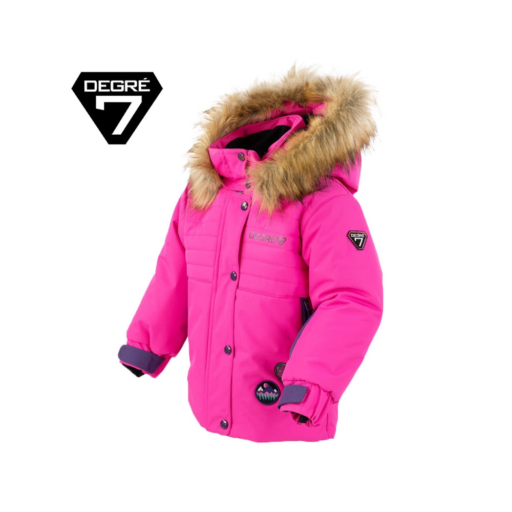 Veste de ski DEGRE 7 Nest Rose BB Fille