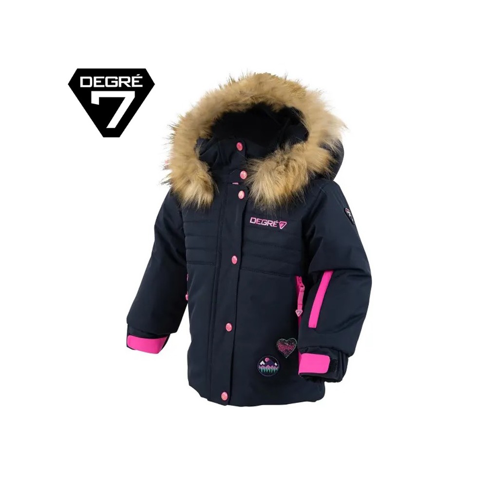 Veste de ski DEGRE 7 Nest Bleu marine BB Fille