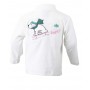 Sweat velours DEGRE 7 Flocon Blanc BB Fille