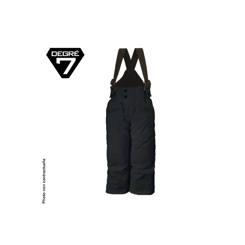 Pantalon de ski DEGRE 7 Nougat Noir Junior