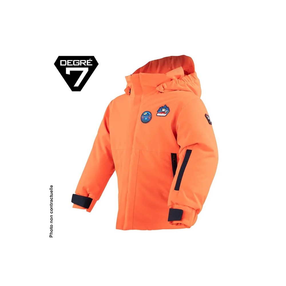 Veste de ski DEGRE 7 Sledge Orange BB Garcon