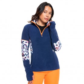 Sweat polaire zippée ROXY Sayna Bleu Femme