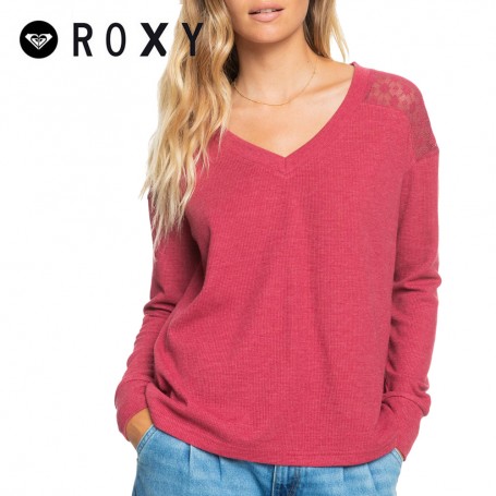 Pull ROXY Candy Clouds Framboise Femme