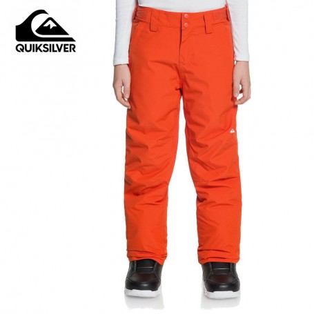 Pantalon de ski QUIKSILVER Estate Citrouille Junior