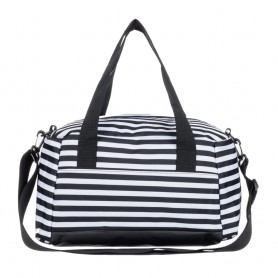 Sac de sport ROXY Make It 23 L Noir/ Blanc Femme