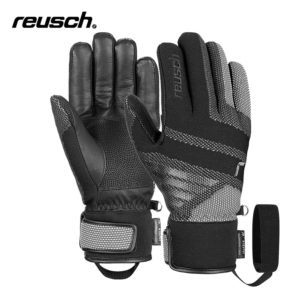 Gants de ski REUSCH Re-knit Laurin Noir Homme