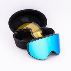 Masque de ski BJORKA Magnetic Bleu Unisexe Cat.1/3