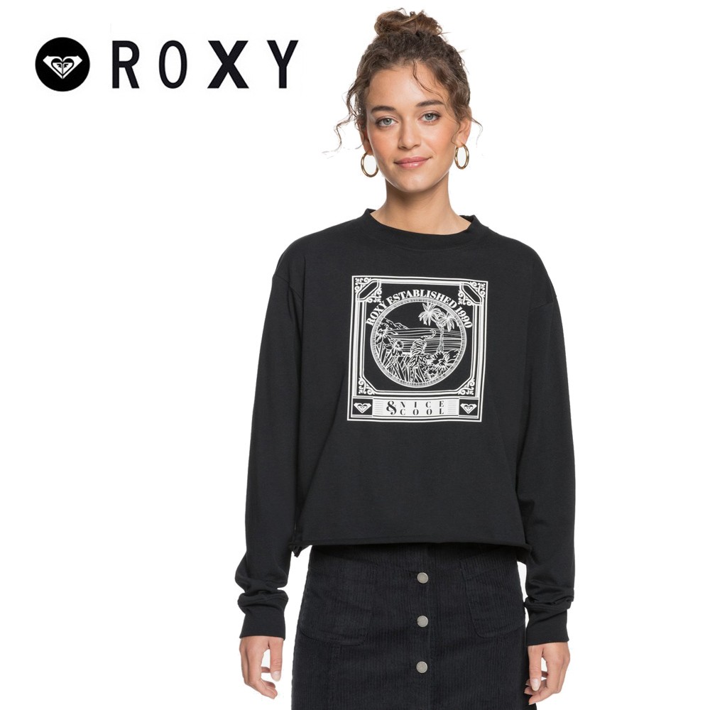 T-shirt ROXY Fly Over the World Noir Femme