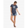 T-shirt ROXY Today Good Day Bleu chiné Femme