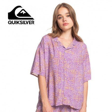 Chemise QUIKSILVER Sunny Ride Violet Femme