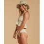 Top BILLABONG Tidal Vert / Blanc Femme