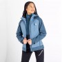 Veste imperméable DARE 2B Veritas Era Bleu gris Femme