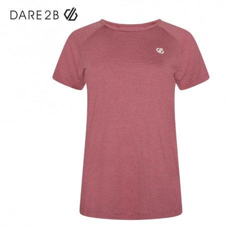 Tee-shirt de randonnée Dare 2B Corral Rose Femme