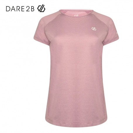 Tee-shirt de randonnée Dare 2B Corral Rose Clair Femme