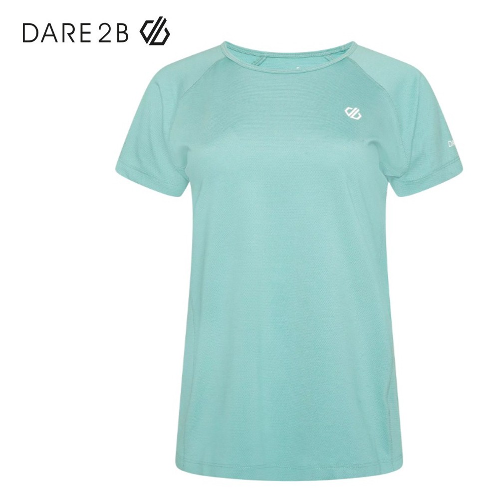 Tee-shirt de randonnée Dare 2B Corral Vert d'eau Femme