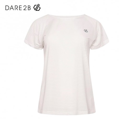 Tee-shirt de randonnée Dare 2B Defy II Blanc Femme