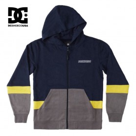 Sweat à capuche zippé DC SHOES Downing Bleu marine Junior