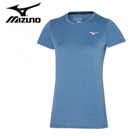Tee-shirt MIZUNO Impulse Core Bleu Femme