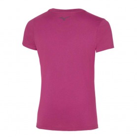 Tee-shirt MIZUNO Runbird Logo Magenta Femme