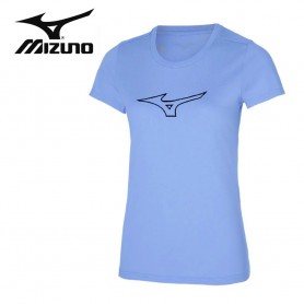 Tee-shirt MIZUNO Runbird Logo Bleu Femme