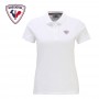 Polo ROSSIGNOL Logo Polo Blanc Femme