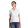 Polo ROSSIGNOL Logo Polo Blanc Femme