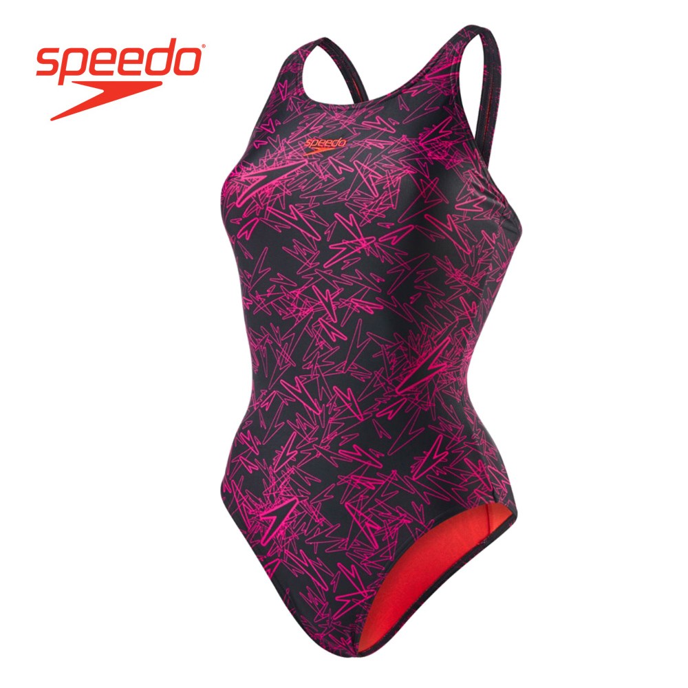 Maillot de bain SPEEDO Boom Alov Muscleback Noir / Fuchsia Femme