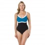 Maillot de bain SPEEDO Sculpture Aquajewel Noir/Bleu Femme