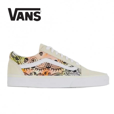 Basket VANS Old Skool Bandana Flame Crème Unisexe