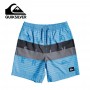 Boardshort QUIKSILVER Word Block 15'' Bleu  Junior