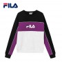 Sweat FILA Anima Blocked Noir / Violet / Blanc Femme