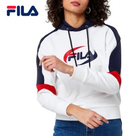 Sweat à Capuche FILA Amal Cropped Tricolore Femme