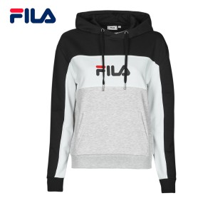 Sweat à Capuche FILA Aqila Blocked Noir/Blanc/Gris Femme