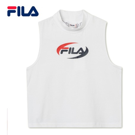 Débardeur FILA Alpha Cropped Blanc Femme