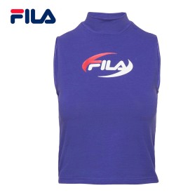 Débardeur FILA Alpha Cropped Bleu Femme