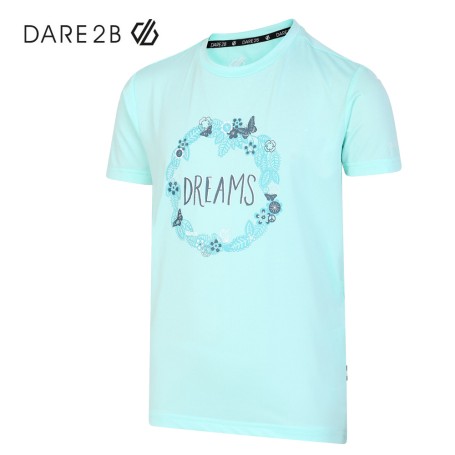 Tee-shirt de randonnée DARE 2B Rightful Vert Junior