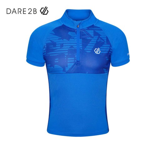 Maillot de vélo DARE 2B Go Faster II Bleu électrique Junior