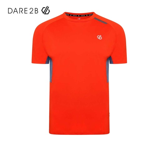 Tee-shirt de randonnée DARE 2B Peerless II Orange Homme