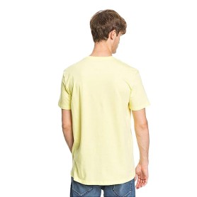 T-shirt QUIKSILVER Words Remain Jaune Homme