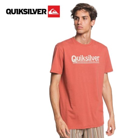T-shirt QUIKSILVER New Slang Brique Homme